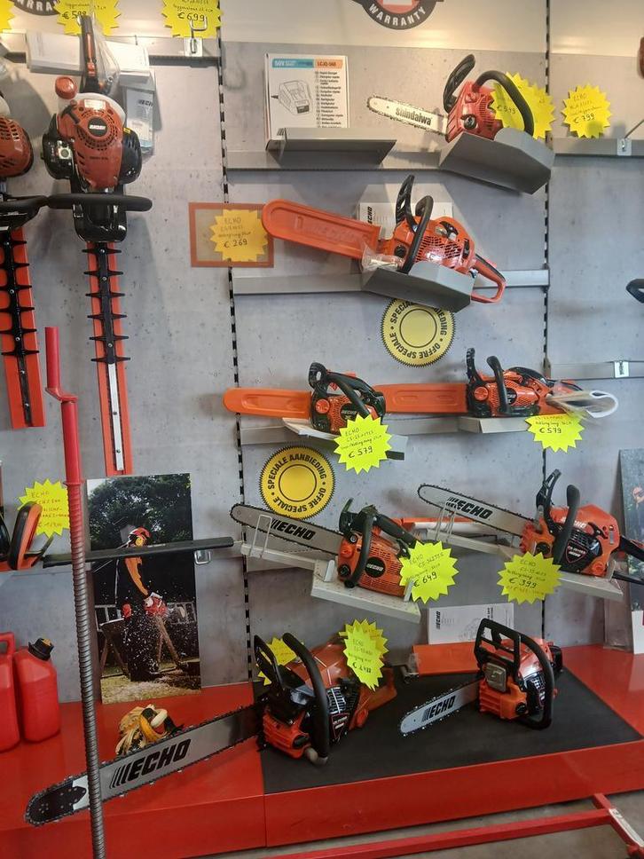ECHO Kettingzagen vanaf €219 , 5 JAAR GARANTIE, Tuin en Terras, Hand-tuingereedschap, Nieuw, Ophalen of Verzenden