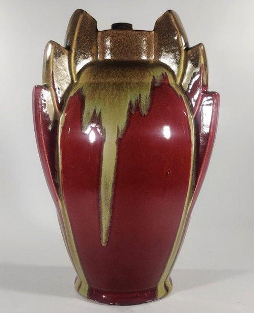 Faiencerie de Thulin - Vase - art déco - Faïence, Antiek en Kunst, Antiek | Glaswerk en Kristal