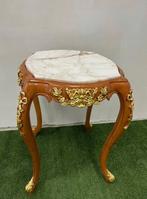 Table - Exquise table dappoint en marbre de style baroque, Antiek en Kunst