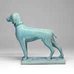 Zsolnay - Beeldje - Hunting dog - Porselein, Antiek en Kunst