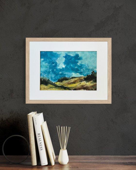 Eugene Eechaut (1928-2019) - Magnifique aquarelle encadrée -, Antiquités & Art, Curiosités & Brocante