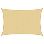 Polyester Zonnezeil 4,5x3 Zand - Retour deal - Luxe aan s..., Tuin en Terras, Verzenden, Nieuw