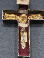 Reliekhouder - Zilver - 1850-1900 - Santa croce Nostro, Antiek en Kunst