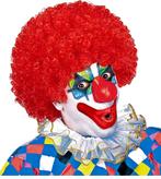 Rode Pruik Clown Krullen, Verzenden, Nieuw