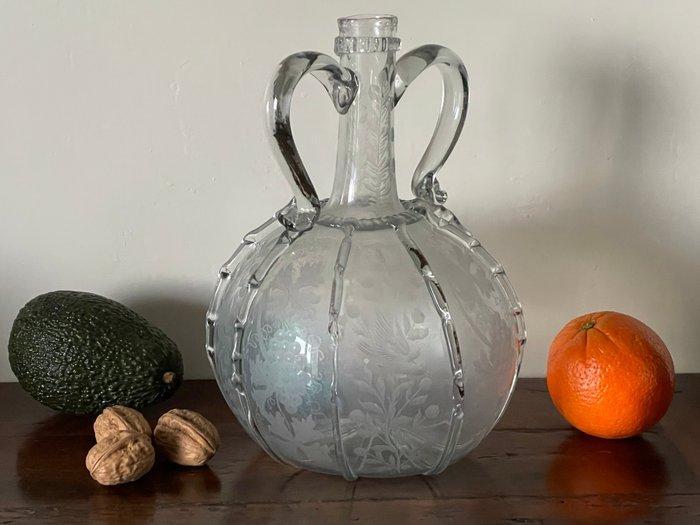 Karaf - Glas - Hollandse Bal 18e Eeuw, Antiek en Kunst, Antiek | Glaswerk en Kristal