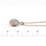 Hanger - 14 karaat Geel goud - 0.20ct. tw. Diamant