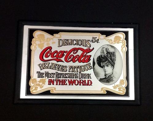 Coca Cola - Cartel Espejo publicitario de los años 1990-1995, Antiquités & Art, Antiquités | Jouets
