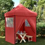vidaXL Partytent Bordeauxrood 200 x 200 x 306 cm Oxford Stof, Verzenden, Nieuw
