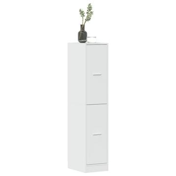 vidaXL Apothekerskast 30x41x144,5 cm bewerkt hout hoogglans, Verzenden