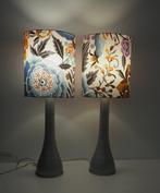 Lamp - Set minimalistische tafellamp / Missoni stof
