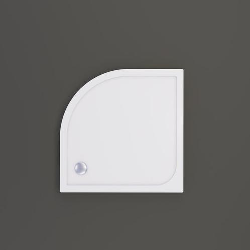 Douchebak BWS Saro Kwartrond Acryl 80x80cm Wit, Doe-het-zelf en Bouw, Sanitair, Douche, Nieuw, Ophalen of Verzenden