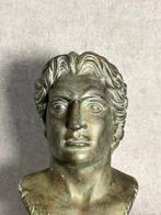 Beeld, Grieke God Buste - 30 cm - Gips, Antiek en Kunst