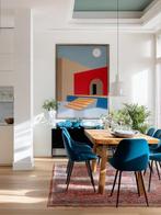 Nelson F. León - Noche Azul con Umbral Rojo XL