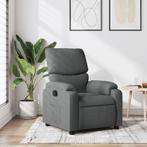 vidaXL Fauteuil verstelbaar stof donkergrijs, Verzenden, Nieuw