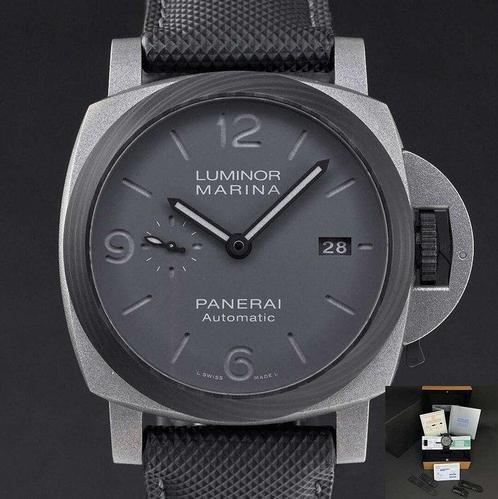 Panerai - Luminor Marina TuttoGrigio - PAM 01662 - Homme -, Handtassen en Accessoires, Horloges | Heren