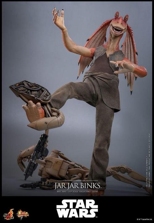 Star Wars Action Figure 1/6 Jar Jar Binks 33 cm, Verzamelen, Star Wars, Ophalen of Verzenden