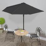 vidaXL Balkonparasol half met aluminium paal 300x155x223 cm, Tuin en Terras, Parasols, Verzenden, Nieuw