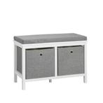 2dekans | SoBuy Schoenenbank – Met Zitkussen en 2, Huis en Inrichting, Ophalen of Verzenden, Nieuw