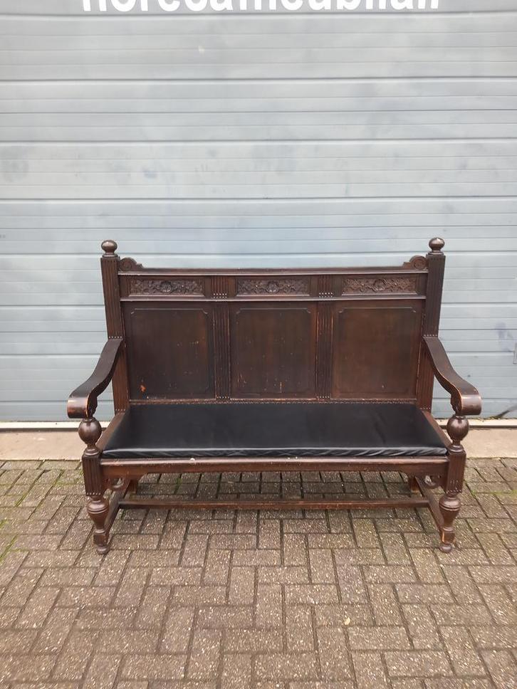Gebruikte vintage Barok bank -B187- Vintage/Café, Huis en Inrichting, Zetels | Zetels, Ophalen