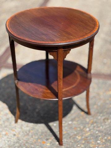 Table dappoint - Acajou, Ronce de noyer, Intarsia satin