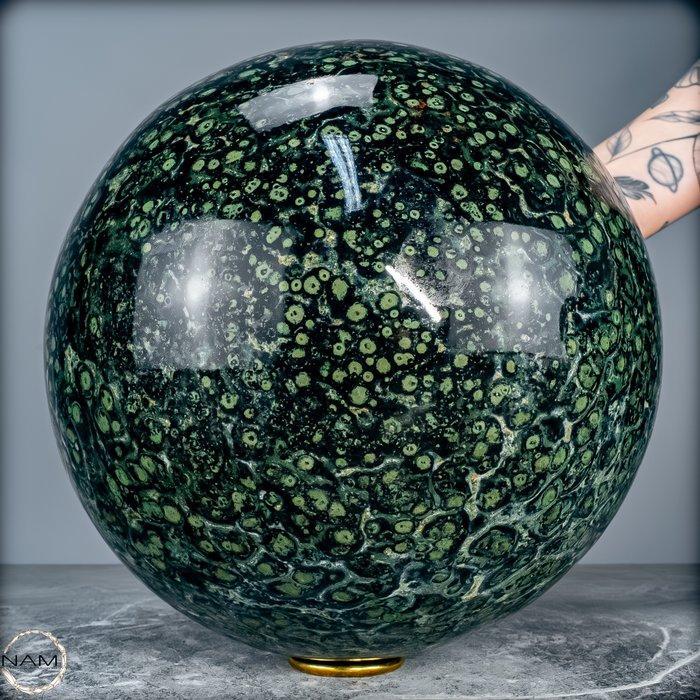 Mystiek en diepte – Kambaba (Eldarit) bol uit Madagaskar, 16, Verzamelen, Mineralen en Fossielen