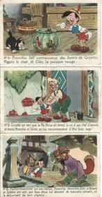 Frankrijk - Volledige serie Walt Disney-kaarten (PINOCCHIO), Verzamelen, Gelopen
