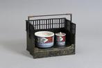 Tabako Bon  Old Imari Porcelain Tobacco Receptacle &, Antiek en Kunst
