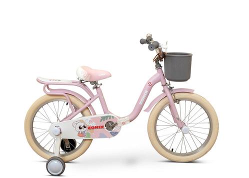 Zonix Meisjesfiets 18 Inch Roze  Kinderfiets Met Zijwieltjes, Fietsen en Brommers, Fietsen | Meisjes, Ophalen of Verzenden