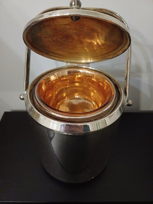 Macabo - Aldo Tura - Ijsemmer - Verzilverd - Portaghiaccio, Antiquités & Art, Antiquités | Meubles | Tables