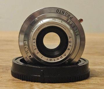 Agfa Apotar 1:3.5/45mm - L39- Sony Nex adapter Prime lens, Audio, Tv en Foto, Nieuw