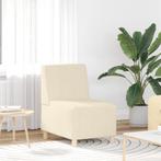 vidaXL Modulaire Sofa Eenheid Armless Crème 55 x 74 x 82 cm, Verzenden, Nieuw