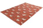 Designer Kilim met borduurpatroon - De Vogels - Vloerkleed -, Nieuw
