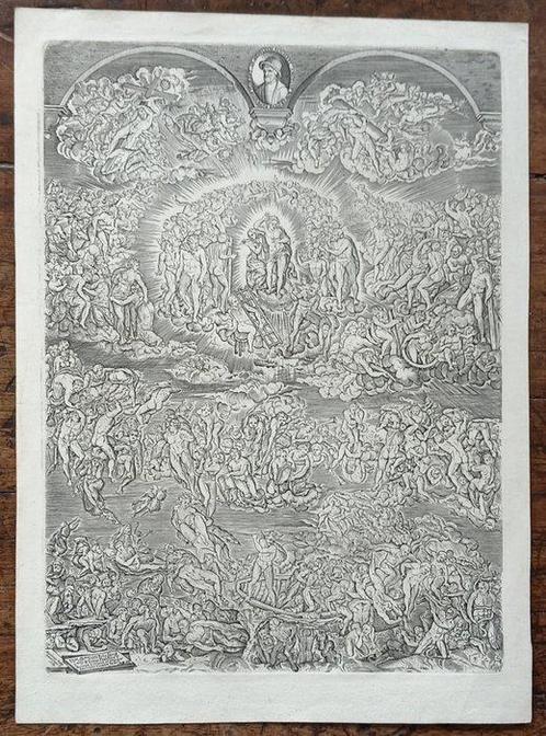 Martino Rota (1520 - 1583) - Giudizio Universale, Antiek en Kunst, Antiek | Overige Antiek