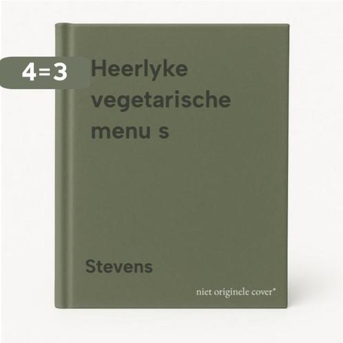 Heerlyke vegetarische menu s 9789071062117 Stevens, Boeken, Kookboeken, Gelezen, Verzenden