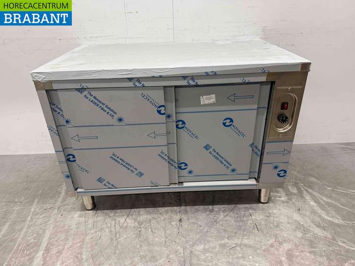 RVS Warmhoudkast Bordenwarmhoudkast 2 schuifdeuren 120 cm, Zakelijke goederen, Horeca | Keukenapparatuur, Ophalen of Verzenden