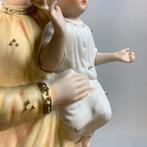 Statue, Moeder Maria met kind Jezus - 55 cm - Support mural