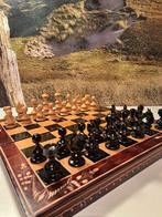 Schaakspel - Elegant en Luxe Schaakspel & backgammon - Hout, Antiquités & Art