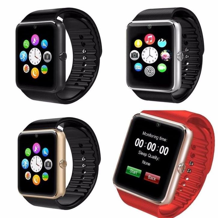 Smartwatch smart watch android horloge bluetooth NFC *2 kleu, Handtassen en Accessoires, Smartwatches, Nieuw, Verzenden
