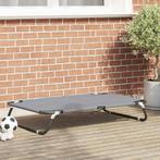 vidaXL Hondenbed Opvouwbaar Lichtgrijs Metalen frame,, Dieren en Toebehoren, Verzenden, Nieuw