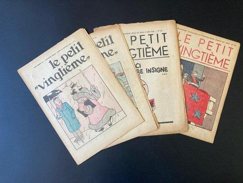 Tintin (magazine) 2, 13, 22, 40 - Le Petit Vingtième - 4, Boeken, Stripverhalen
