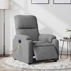vidaXL Massagestoel elektrisch verstelbaar microvezelstof, Huis en Inrichting, Fauteuils, Verzenden, Nieuw