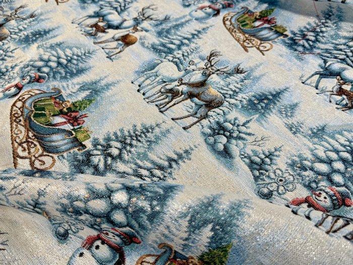 Wintermagie voor exclusieve decoraties! - Meubelstof - 300, Antiek en Kunst, Antiek | Tapijten, Tafelkleden en Textiel