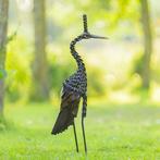 Figuur - Grote kroonkraanvogel - Metaal