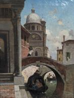 Germain Fabius Brest (1823-1900) - Canal of Venice, La, Antiquités & Art