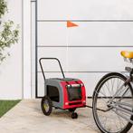 vidaXL Rode Huisdierenbuggy Rood Polyester, Metaal 124 x 53, Verzenden, Nieuw
