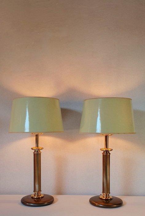 Herda Amsterdam - Tafellamp - Messing - Twee vintage lampen, Antiek en Kunst, Curiosa en Brocante
