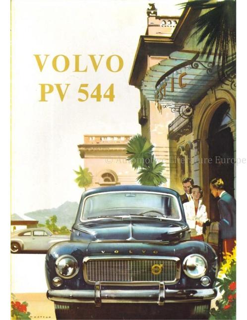 1960 VOLVO PV 544 BROCHURE NEDERLANDS, Livres, Autos | Brochures & Magazines, Enlèvement ou Envoi