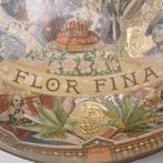 Assiette - Verre - Rare Flor Fina « Tabacs », Antiek en Kunst