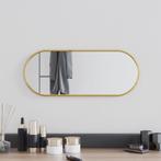 vidaXL Wandspiegel 50x20 cm ovaal goudkleurig, Huis en Inrichting, Woonaccessoires | Spiegels, Verzenden, Nieuw