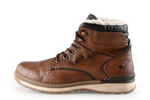 Mustang Veterboots in maat 45 Cognac | 5% extra korting, Kleding | Heren, Schoenen, Overige kleuren, Zo goed als nieuw, Boots